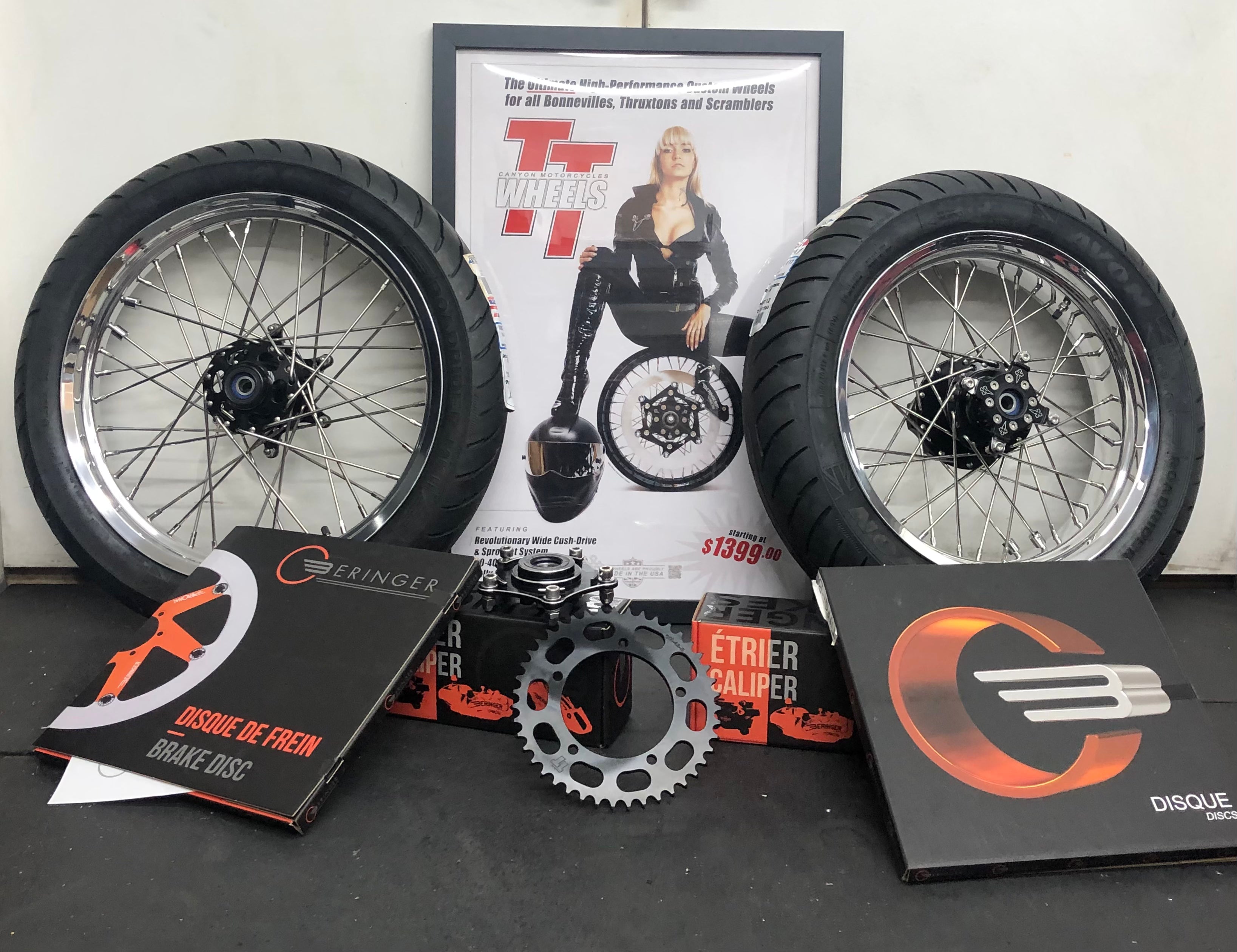 40 Spoke Alloy Street Stock Wheel Kit - Stage 1