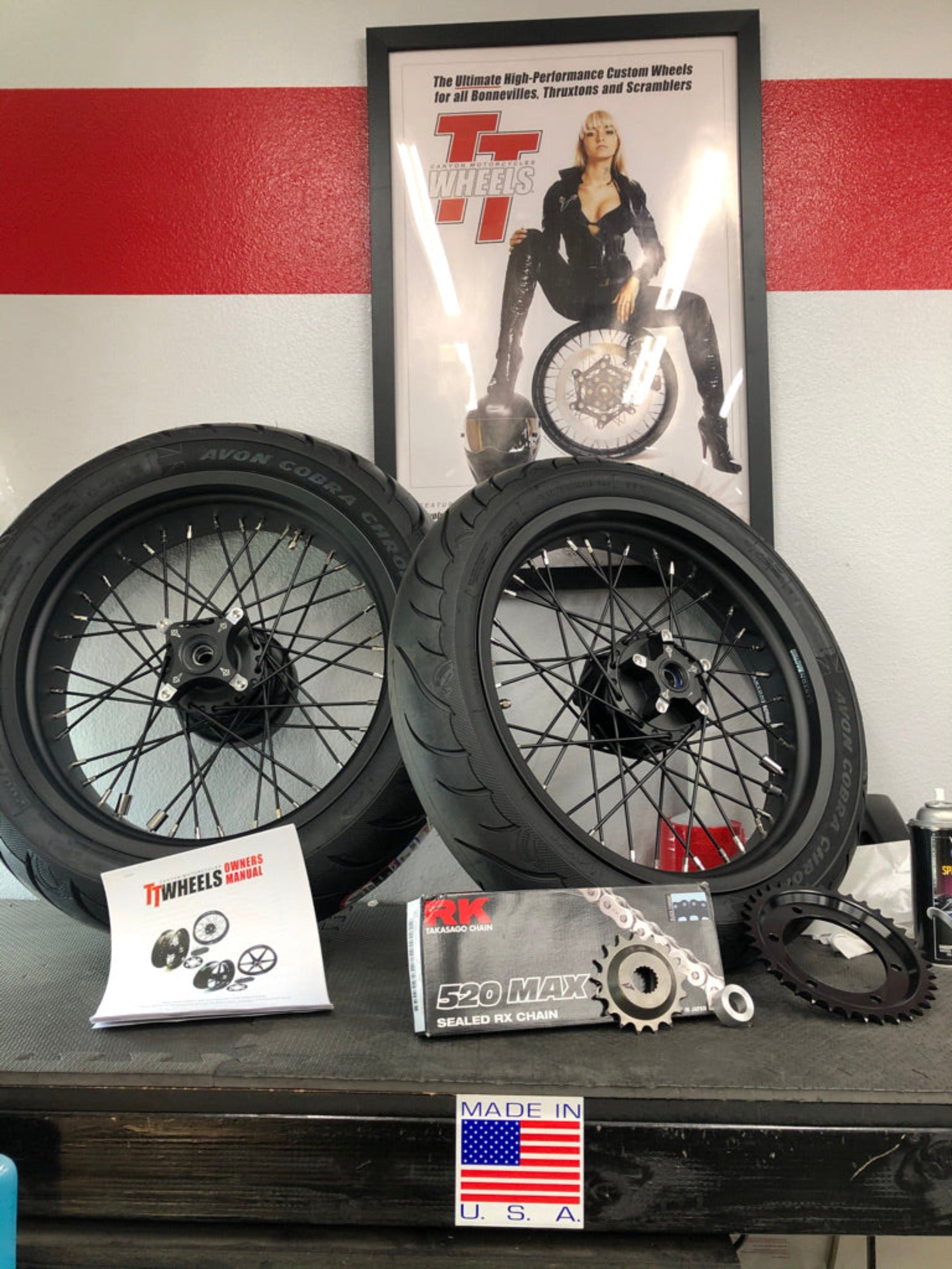 40 Spoke Alloy Cruiser Wheel Kit - Stage 2