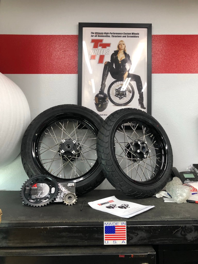 40 Spoke Alloy Custom USD Twin Disc Kit - Stage 2