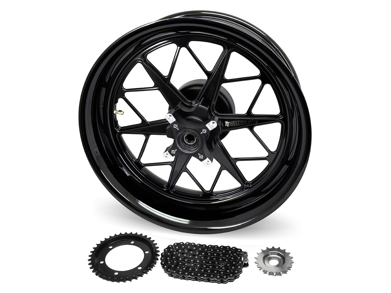 Bonneville T100 Liquid Cooled Billet Sulby Star 6 Wheel Kit Stage 1 - Canyon Motorcycles