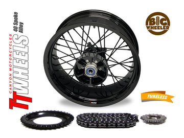 40 Spoke Alloy Cruiser Wheel Kit - Stage 1 - Any Size, Any Custom Finish! Deposit.