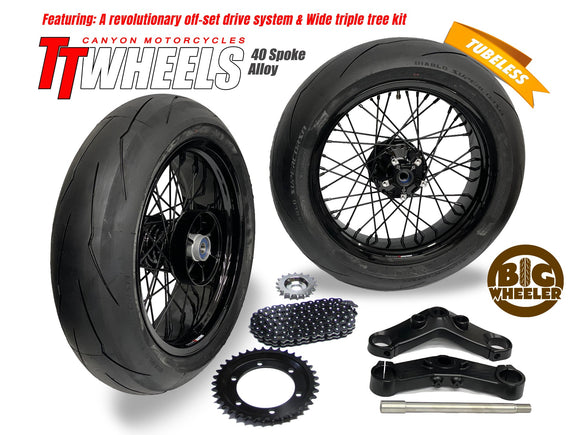 40 Spoke Alloy Cruiser Wheel Kit - Stage 2