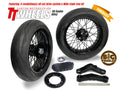 40 Spoke Alloy Cruiser Wheel Kit - Stage 2 - Any Size, Any Custom Finish with Tires of your choice! Deposit.