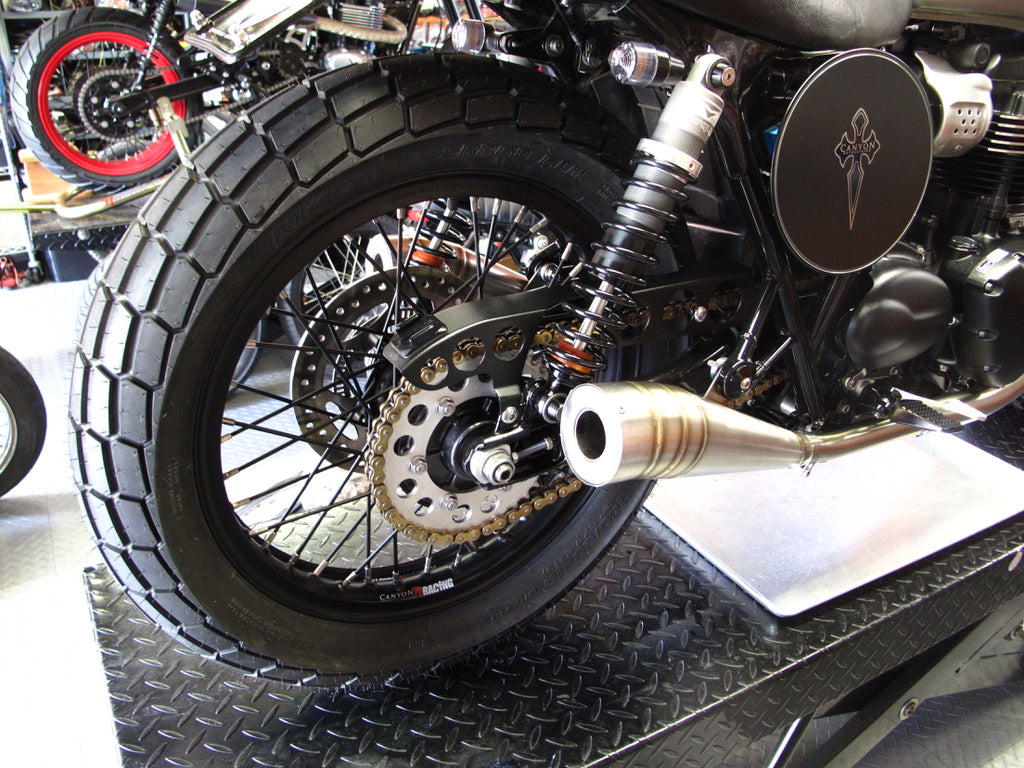 Flat Tracker Rear Wheel 40 Spoke Alloy Flat Tracker Wheel Kit - Stage 2 | Canyon Motorcycles