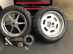 Moon Slot Wheel Kit - Stage 2 - Any Size, Any Custom Finish with Tires of your choice! Deposit.