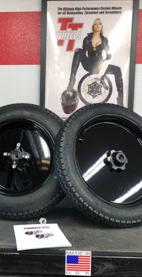 Moon Wheel Kit - Stage 2 - Any Size, Any Custom Finish with Tires of your choice! Deposit.