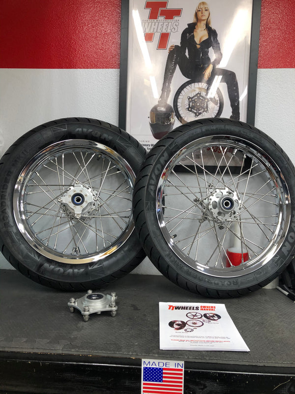 40 Spoke Alloy Street Stock Wheel Kit- Stage 1 - Any Size, Any Custom Finish! Deposit.