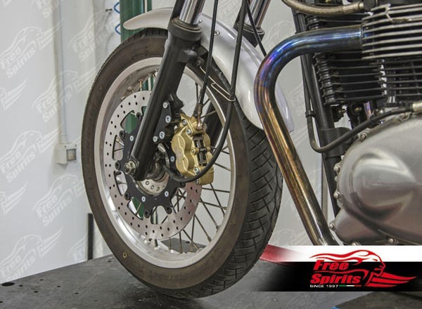 Front brake caliper 4 pot for Triumph Thruxton (865 cc) - KIT - Canyon Motorcycles
