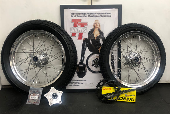 40 Spoke Alloy Flat Tracker Wheel Kit - Stage 2