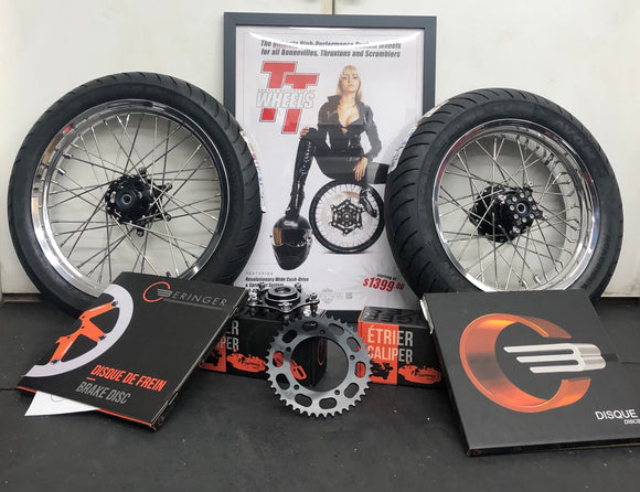 40 Spoke Alloy Street Stock Wheel Kit - Stage 1