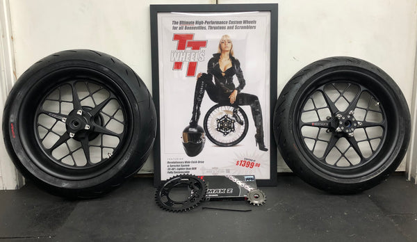 Sulby Moto 6 Wheel Kit- Stage 2 - Any Size, Any Custom Finish with Tires of your choice! Deposit.