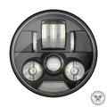 Motodemic LED Headlight -Bobber/Bobber Black