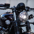Motodemic LED Headlight -Bobber/Bobber Black