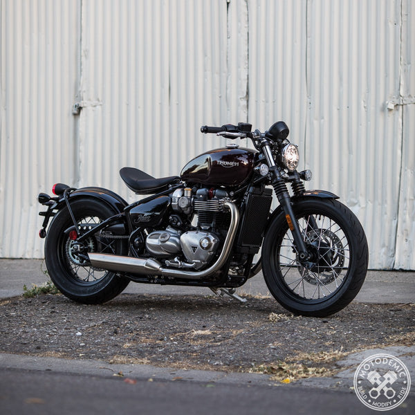 Motodemic LED Headlight -Bobber/Bobber Black - Canyon Motorcycles