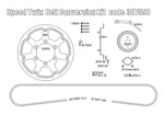 Belt drive conversion for Triumph Speed Twin & Thruxton 1200 (Black) - Canyon Motorcycles