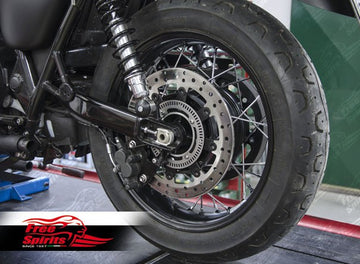 Street Scrambler & Bonneville T100/T120 Upgrade Floating Rear Brake Rotor