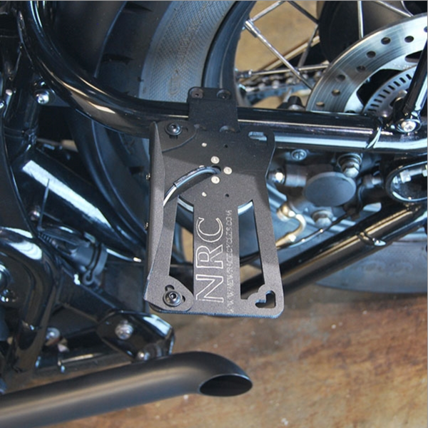 NRC Bobber Side Mount License Plate (2 Position) - Canyon Motorcycles