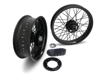 Street Scrambler 40 Spoke Alloy Wheel Kit Stage 1 - Canyon Motorcycles