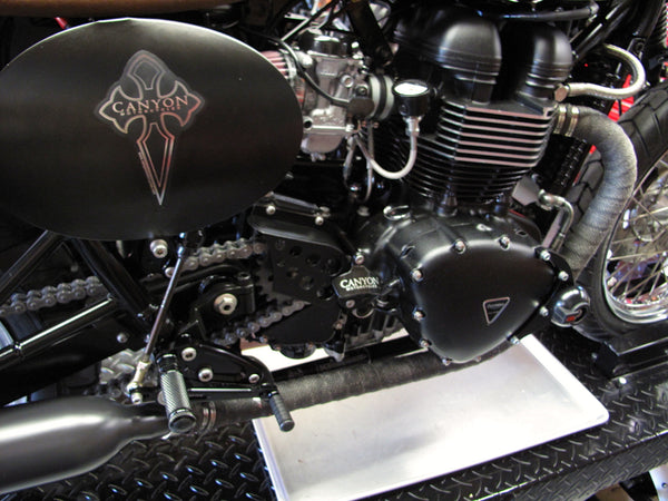 British Customs Sprocket Cover Retro - Canyon Motorcycles