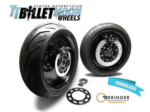 Bonneville SE Billet Moon Wheel Kit Stage 2 - Canyon Motorcycles