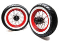 40 Spoke Steel Retro Wheel Kit- Stage 2 - Any Size, Any Custom Finish with Tires of your choice! Deposit.