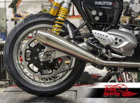 Belt drive conversion SLIM for Triumph Thruxton 1200 - KIT - Canyon Motorcycles