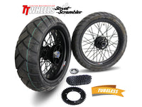 Street Scrambler 40 Spoke Alloy Wheel Kit Stage 2 - Canyon Motorcycles