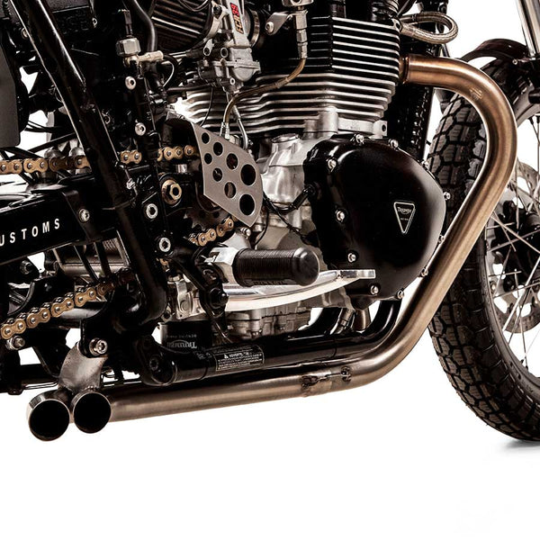 British Customs Slash Cut TT Exhaust - Canyon Motorcycles