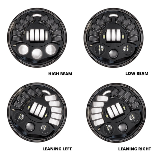 Motodemic LED Headlight - Street Scrambler - Canyon Motorcycles