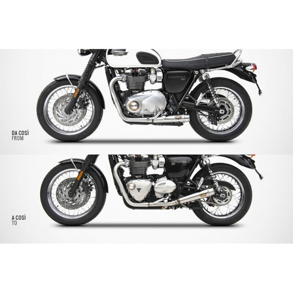ZARD 'Low' to 'Slim' Conversion Kit for the Bonneville T-120 (2016+) - Canyon Motorcycles