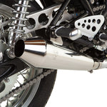 British Customs Predator Pro Shorty Slip On Exhaust - Thruxton (Air Cooled 2004-2015) - Canyon Motorcycles
