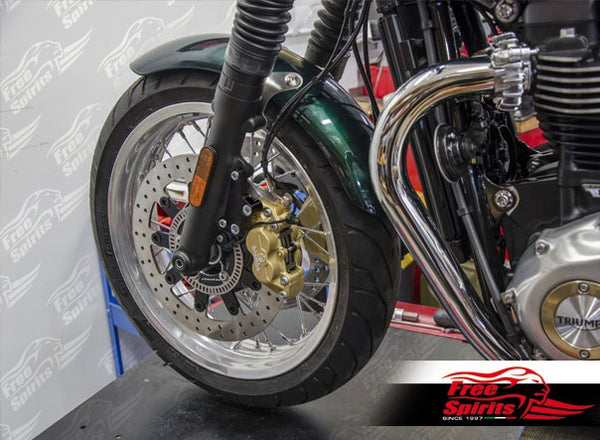 Thruxton 1200 Std. Speedmaster & Bobber Black Brake Calipers & 310mm Rotors - Canyon Motorcycles