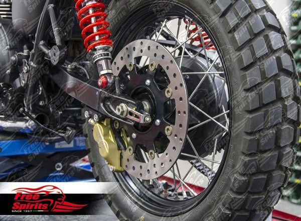 Brake Kit Rear with 4 Pot Brake Caliper for Triumph Classic - Canyon Motorcycles