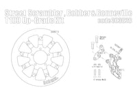 Bobber, Street Scrambler & Bonneville T100 Front Brake Caliper & Rotor Kit - Canyon Motorcycles