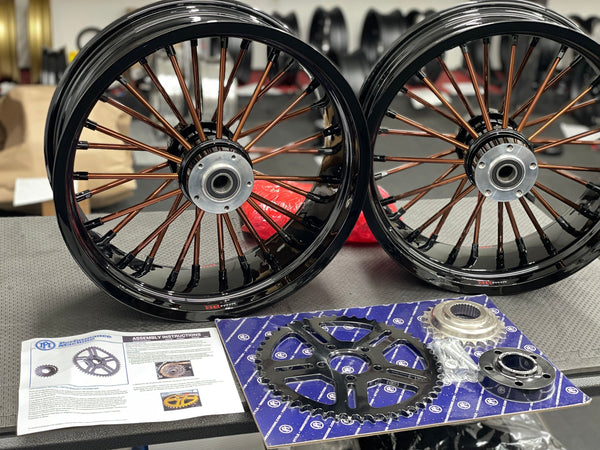 Fatspoke Billet Profile Wheel Kit- Stage 1 - Any Size, Any Custom Finish with Tires of your choice! Deposit.