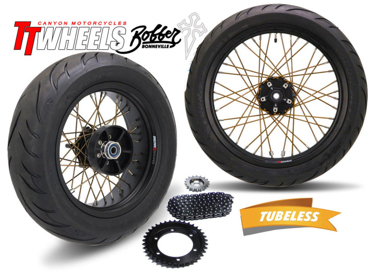 Triumph Custom Rims Triumph Bespoke Custom Wheel Kit Stage 2 | Canyon Motorcycles