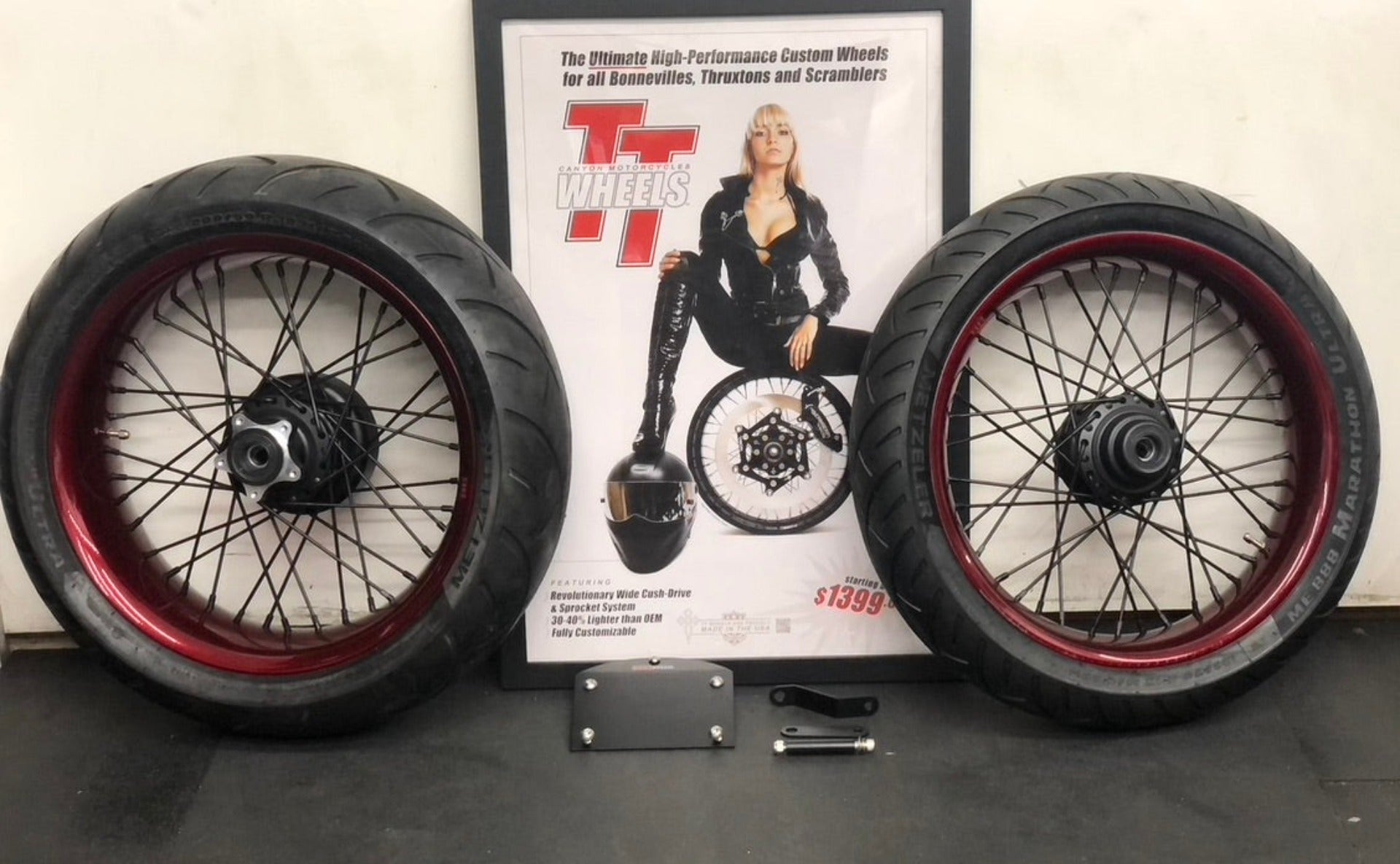 Indian 40 Spoke Profile Wheel Kit - Stage 2