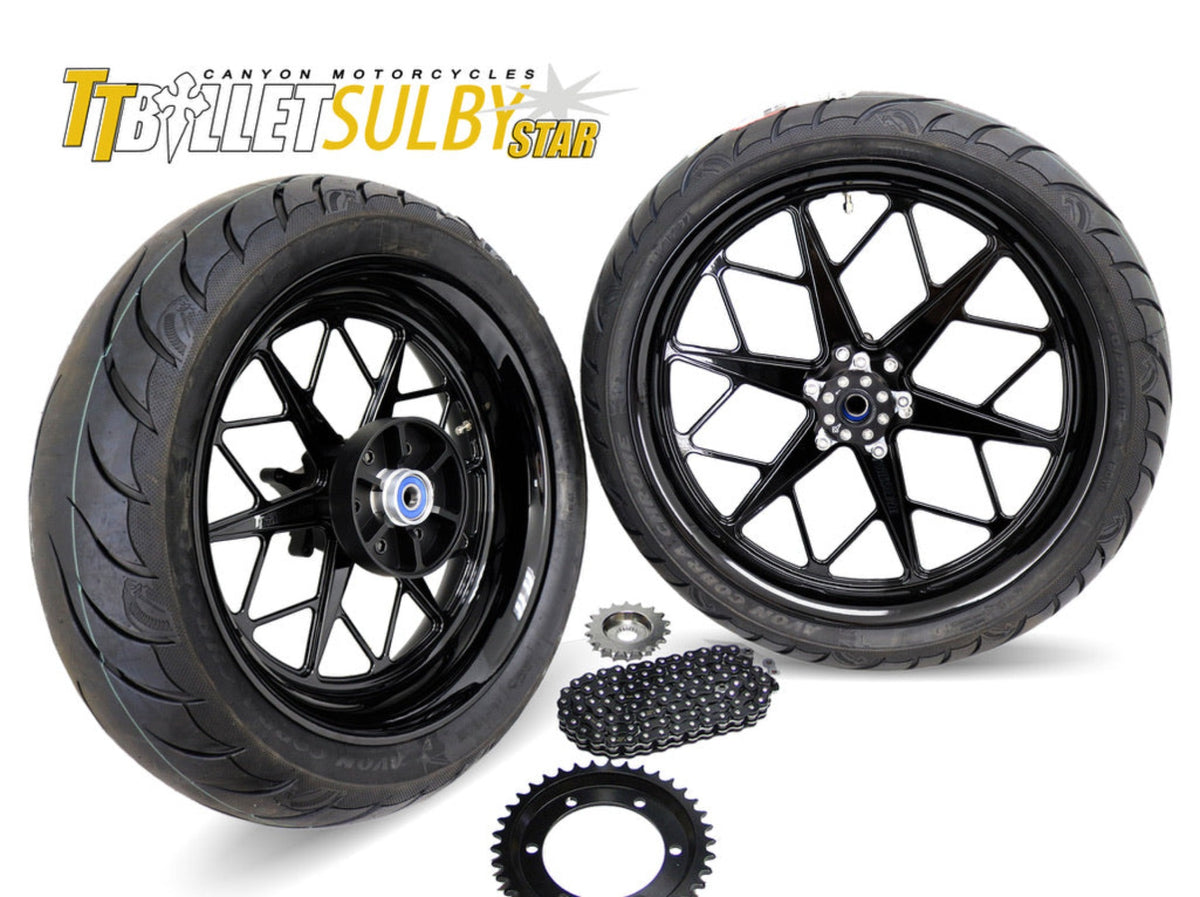 Triumph Custom Rims Triumph Bespoke Custom Wheel Kit Stage 2 | Canyon Motorcycles