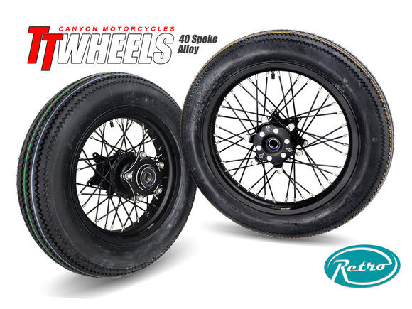 40 Spoke Alloy Retro Wheel Kit - Stage 2