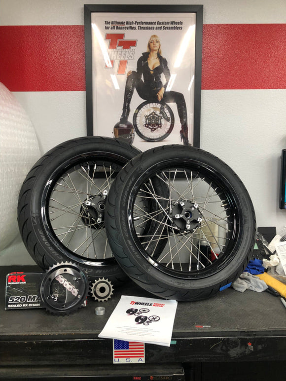 40 Spoke Alloy Cruiser Wheel Kit - Stage 2