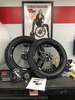 40 Spoke Alloy Cruiser Wheel Kit - Stage 2 - Any Size, Any Custom Finish with Tires of your choice! Deposit.