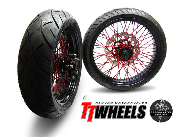60 Spoke Steel Wheel Kit - Stage 2 - Any Size, Any Custom Finish with Tires of your choice! Deposit.