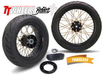 40 Spoke Alloy Cruiser Wheel Kit - Stage 2 - Any Size, Any Custom Finish with Tires of your choice! Deposit.