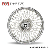 Harley Davidson 120 Spoke Profile Wheel Kit - Stage 1 - Any Size, Any Custom Finish! Deposit.