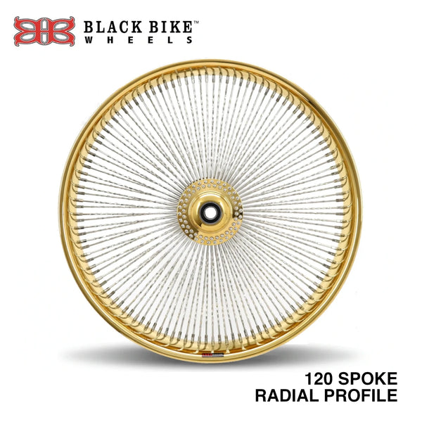 Harley Davidson 120 Spoke Radial Profile Wheel Kit - Stage 1 - Any Size, Any Custom Finish! Deposit.
