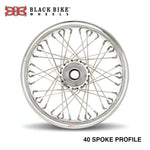 Indian 40 Spoke Profile Wheel Kit - Stage 1 - Any Size, Any Custom Finish! Deposit.