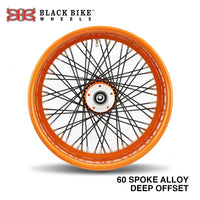 Harley Davidson 60 Spoke Alloy, Deep Offset Wheel Kit - Stage 1 - Any Size, Any Custom Finish! Deposit.