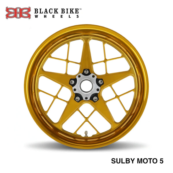 Harley Davidson Sulby Moto 5 Wheel Kit - Stage 1 - Any Size, Any Custom Finish! Deposit.
