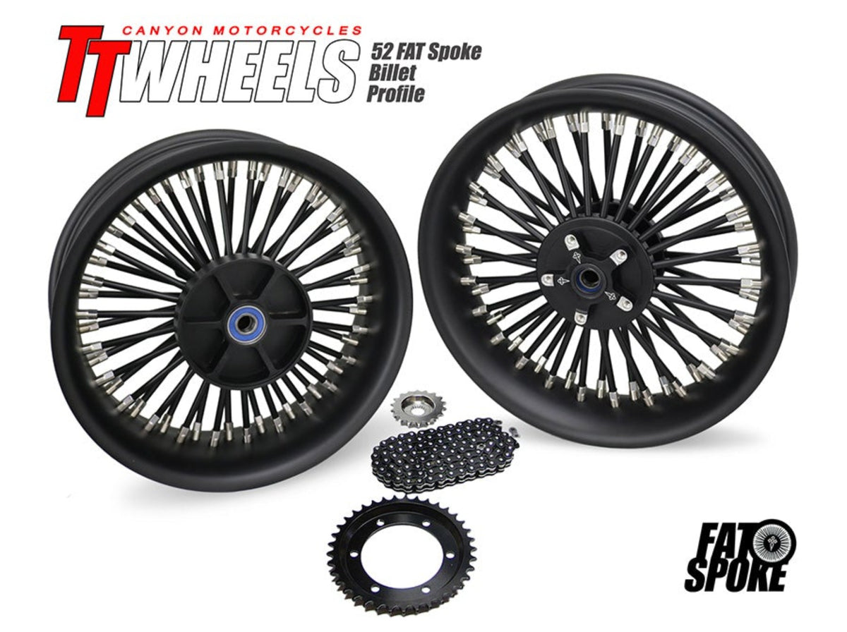 Custom Profile Rims Fatspoke Billet Profile Wheel Kit- Stage 1 | Canyon Motorcycles