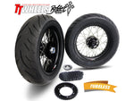 40 Spoke Alloy Cruiser Wheel Kit - Stage 2 - Any Size, Any Custom Finish with Tires of your choice! Deposit.